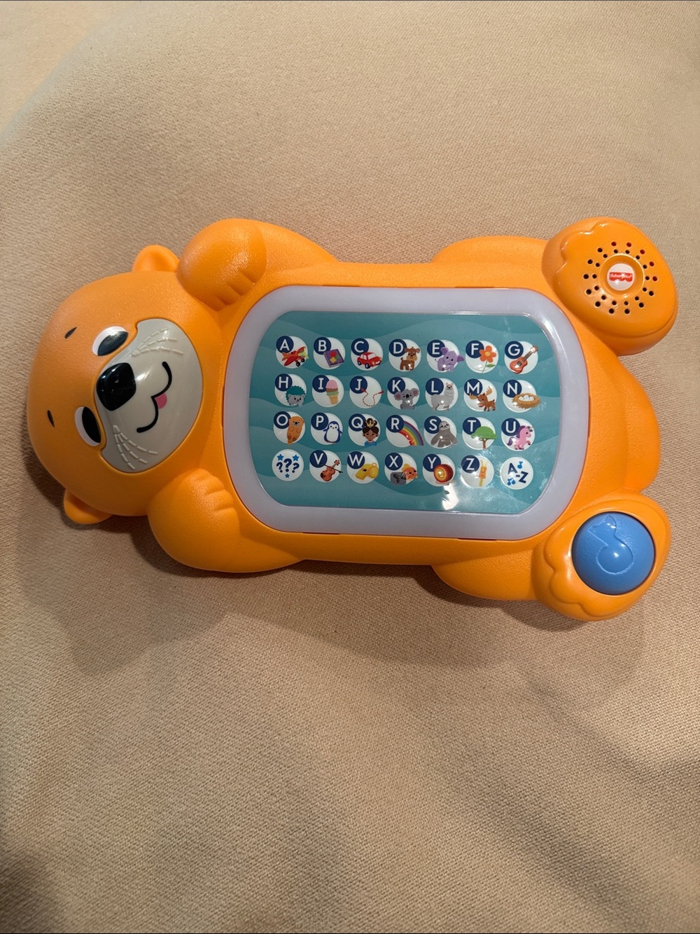 Orange Educational Otter Tablet Linkimal Toy - Interactive ABC Learning